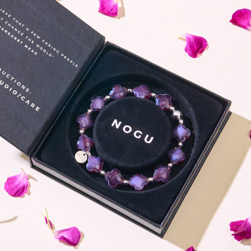 Bracelet Trèfle | Printemps Violet